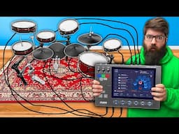 3 Drummers VS. The Worst Drum Setup Ever