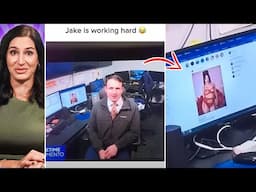 News Anchor's Background Fail is Peak Dude Energy