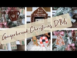 Gingerbread Christmas Decor Upcyle DIYs