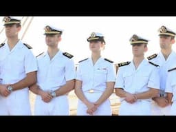 Princess Leonor Arrives in Tenerife Aboard the Training Ship Elcano