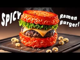 AI-Generated Spicy Ramen Burger Recipe!