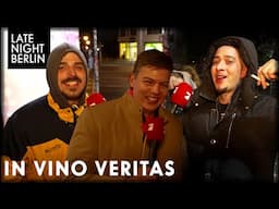 In Vino Veritas: Berlins Party-Elite über die Bundesregierung | Late Night Berlin