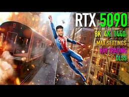 The RTX 5090 in Spider-Man 2 - 8K, 4K, 1440p - MAX Settings!