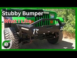 Jeep Stubby Bumper Install and Review: What I like