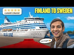 17 Hours Overnight Cruise journey from Finland to Sweden | Full Paisa wasool