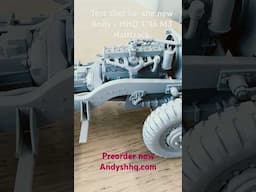 First test shot of the drivetrain of the new Andy’s HHQ 1/16 M3/M3A1 US halftrack. Subscribe