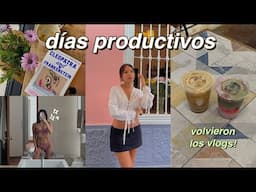 UNOS DÍAS PRODUCTIVOS CONMIGO: enfrentando mi ansiedad social, chismes, eventos y más! *VLOG*