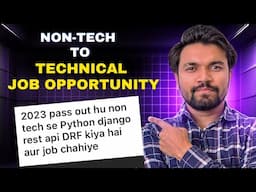 How to Get Technical Jobs Without a Technical Background  | Non-Tech To Technical Jobs