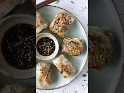 Crunchy tofu and veggie rice paper packets in the air fryer #veganrecipes