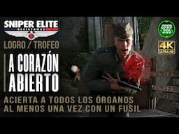 Sniper Elite: Resistance | Logro / Trofeo: A corazón abierto (Dispara a todos los órganos con fusil)