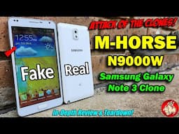 The "M-HORSE" N9000W is a Samsung Galaxy Note 3 Clone - How bad is this going to be?