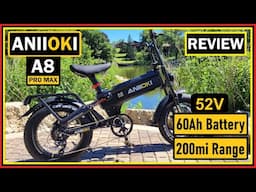 Aniioki A8 Pro Max, 200mi Range E-bike *Review*