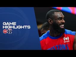 Full Game Highlights | Detroit Pistons vs Washington Wizards