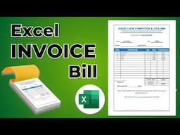 Create Invoice Bill in Excel | excel invoice bill kaise banaye | How to make bill in excel