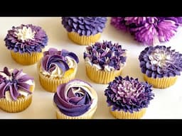 Create Ombre Buttercream Flowers Using Different Methods! Find Out Which Method you Prefer?ZIBAKERIZ