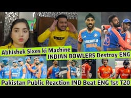 INDIA Beat ENGLAND 1st T20 INDIANS BOWLERS Dominated Performance Abhishek Sharma What a Knock 🔥