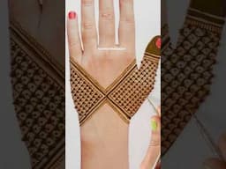 Easy Simple backhand Mehndi design|| #sunithasmehndiart #mehndi #youtubeshorts #easymehndi #trending