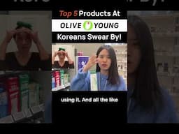 What do Koreans REALLY BUY at Olive Young? 🤔 #koreanskincare #kbeauty #koreanbeauty #skincarehaul