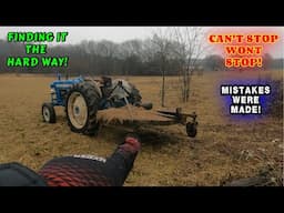 I HAD TO MAKE A CHOICE lot 2 first cut | tractor, couple builds tiny house, homesteading, off-grid |