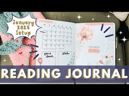 January 2025 Reading Journal Setup // Magical Readathon, Book Club Pick, and more!