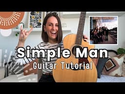 Simple Man Guitar Lesson Lynyrd Skynyrd Guitar Tutorial [TABS and Play Along]