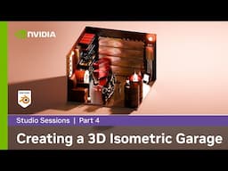 [Blender] Creating a 3D Isometric Garage w/ 3D Cube Visionary Part 4: Shading