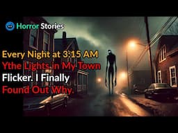 Every Night at 3:15 AM, the Lights in My Town Flicker. I Finally Found Out Why. |horror story