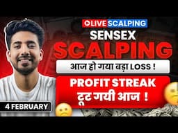 Live Intraday Trading || Sensex Option Scalping || 04 February || Option Buying