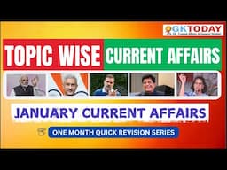 January  2025 GKToday 🎯 Full Month Current Affairs | GK Today Monthly Current Affairs