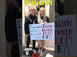 Basketball player asks Cheerleader to Prom! #prom #promproposal #jrprom #basketball #cheerleader