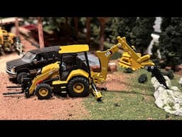 1:64 DieCast Masters Cat 420XE Backhoe!