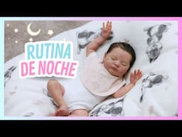 🌙 RUTINA de NOCHE con BEBÉ REBORN Laura (Para Aitana)