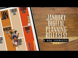 Woohoo! It’s Jan 2025 digital planning releases! 🤩 I love these colors! Brand new sidekick stickers!