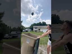 My best trash bag throws