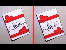 Happy Valentines Day Cards | Valentines Day Cards Handmade Easy | Love Greeting Cards| craft ideas❤️