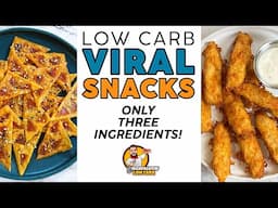 These VIRAL KETO SNACKS Only Have 3 Ingredients! - Low Carb Snack Recipes