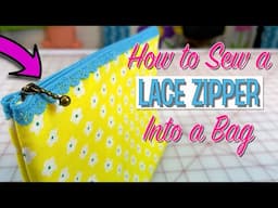 Transform Your Bag with a Lace Zipper | Step-by-Step Guide | The Sewing Room Channel