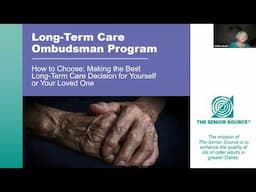 Making the Best Long Term Care Decision for Yourself and Your Loved One Suzanna Sulfstede Feb 10 25