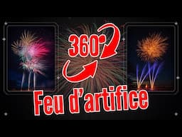 Feu d'artifice 2024 de La Guérinière au port du Bonhomme en 360 °