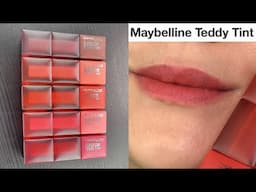 Maybelline TEDDY TINT // Lip Swatches & Review