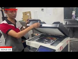 REMANUFACTURED BIZHUB 558 INITIAL DEMONSTRATION