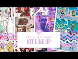 Planner Sticker Kit Line Up ☆ February 2025