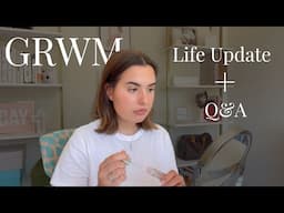 GRWM | LIFE UPDATE - quitting coffee, hormone balance, my dog almost got bit at the dog park