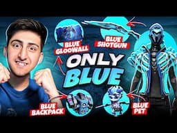 My Inventory Is All Blue🔵 Blue Pet-Blue Gloowall-BlueGuns😱😍[A_s Gaming] - Free Fire Max