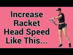 How to create higher Racket Head Speed in Tennis