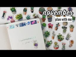 PLAN WITH ME | November 2018 Bullet Journal Setup | The Boosted Journal