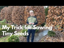 My Trick for Sowing Tiny Seeds - Plus a Quick Garden Tour