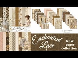 introduction new paper collection ENCHANTED LACE  ( scrapqueen designs )