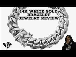 14k White Gold Bracelet Jewelry Review - Tripod Jewelry (Amazon)