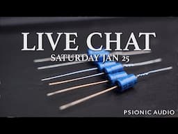 Live Chat | Saturday Jan 25